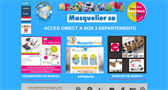 Desktop Screenshot of masquelier.be