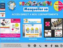 Tablet Screenshot of masquelier.be